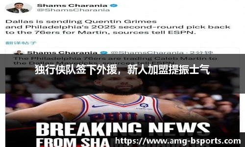 独行侠队签下外援，新人加盟提振士气